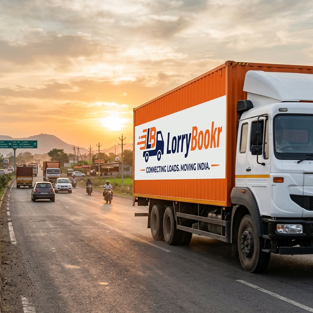 LorryBookr Orange Commercial Truck